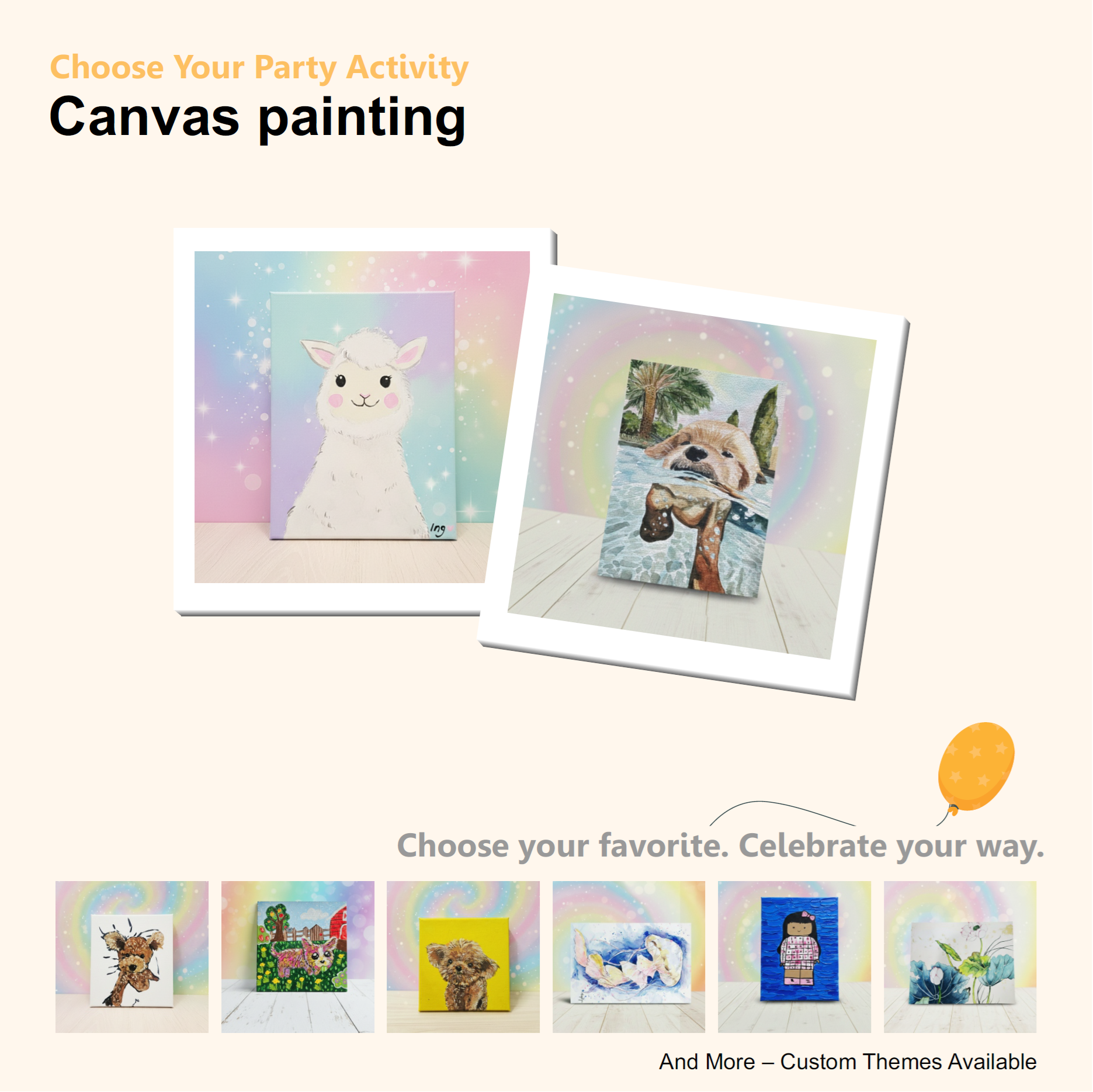 Canvas painting